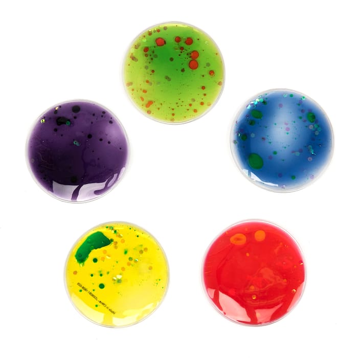 Squidgy Sparkly Fidget Toys, 5 pcs