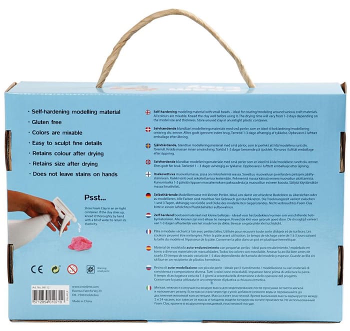 Foam Clay Gift Set, 28 Pots + Tools
