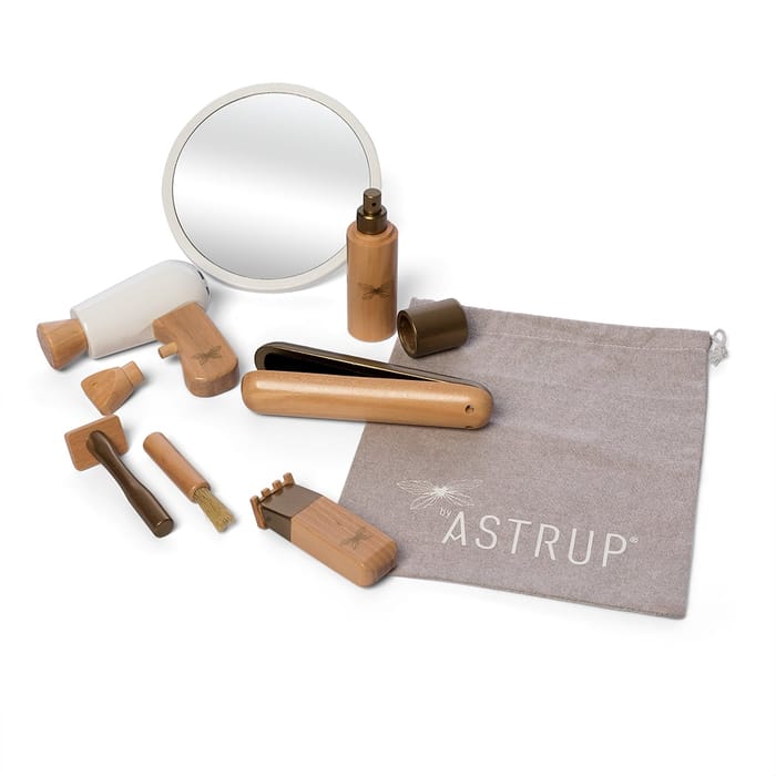 Wooden Hair Stylist Kit, 9 pcs