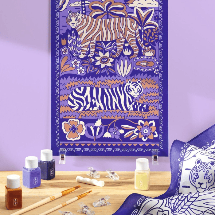 Atelier 10 - Silk Painting (Tigers)
