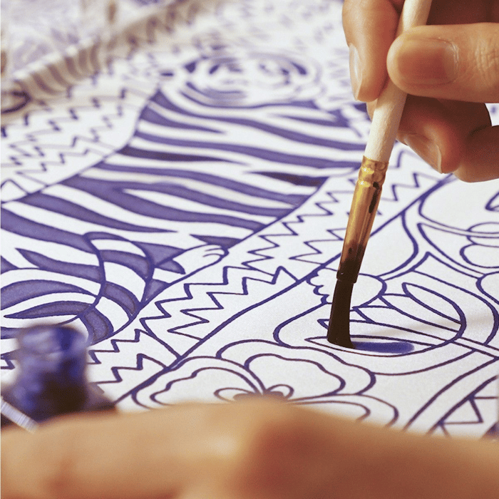 Atelier 10 - Silk Painting (Tigers)