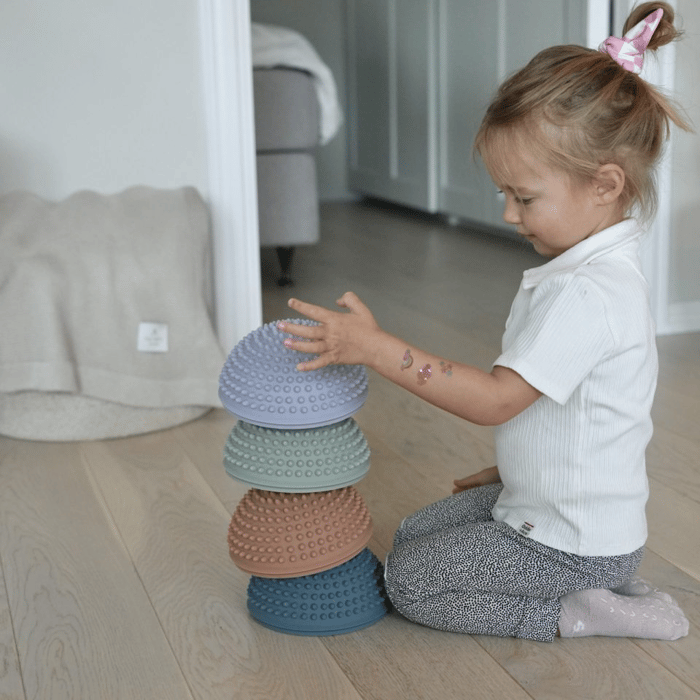 Sensory Stones Ø16 cm - Sunset, 4 pcs
