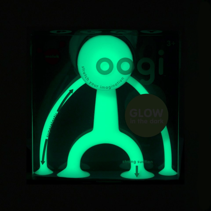 Oogi Suction Cup Toy 13cm - Glow-in-the-Dark, 1 pc