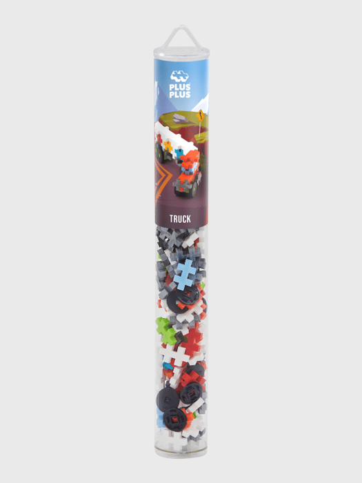 Plus-Plus - Truck, Tube with 100 pcs