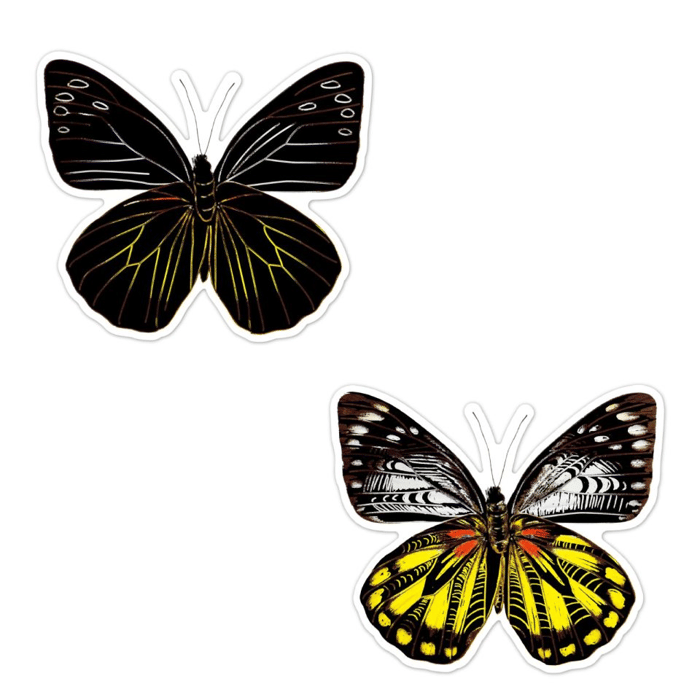 Scratch Art Stickers - Butterflies, 4 pcs