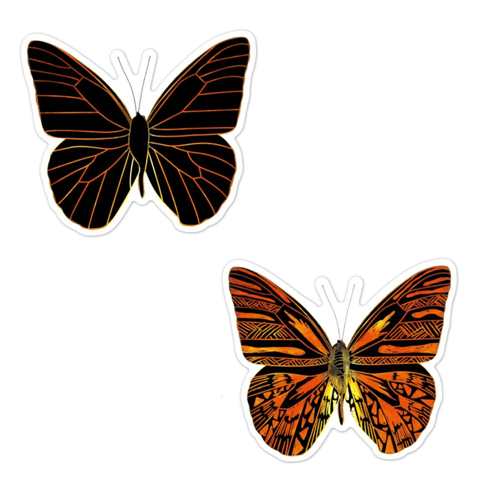 Scratch Art Stickers - Butterflies, 4 pcs