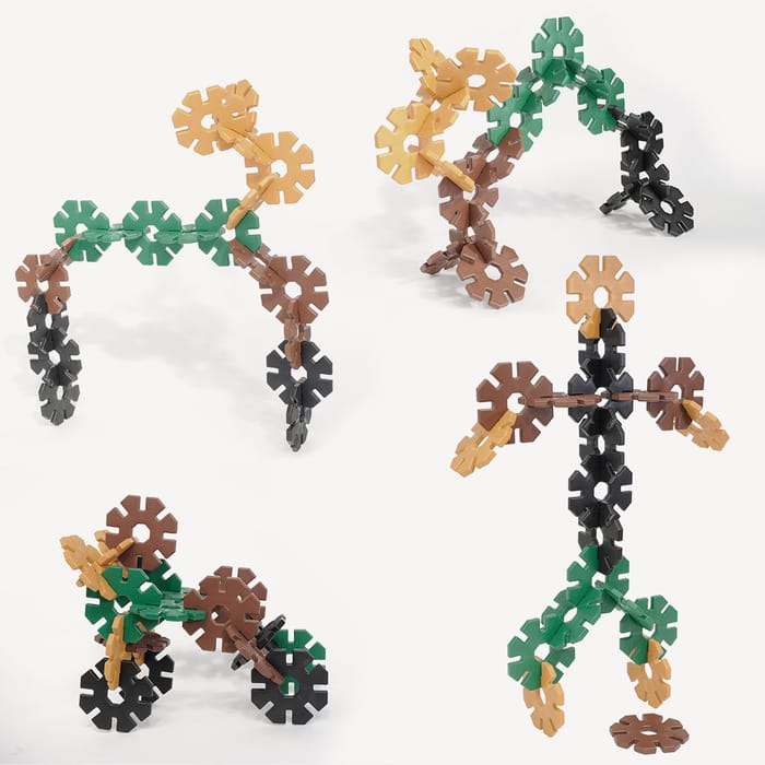 Octoplay Giant Set Natural Colours, 80 pcs