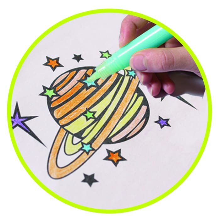 Glow in the Dark - Paint Pens, 3 pcs