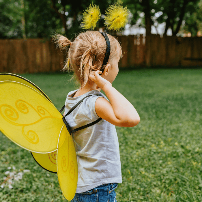 Bumblebee Costume - Wings & Headband, Size 3-7 yrs