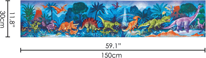 Floor Puzzle - Dinosaurs, 200 pcs
