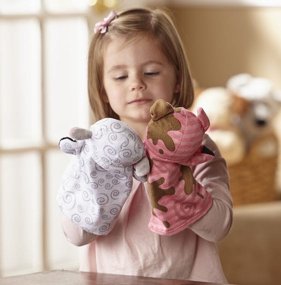Hand Puppets - Farm Friends, 4 pcs