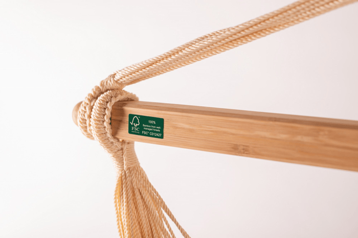Outdoor Kingsize Hammock Chair - Sea Salt