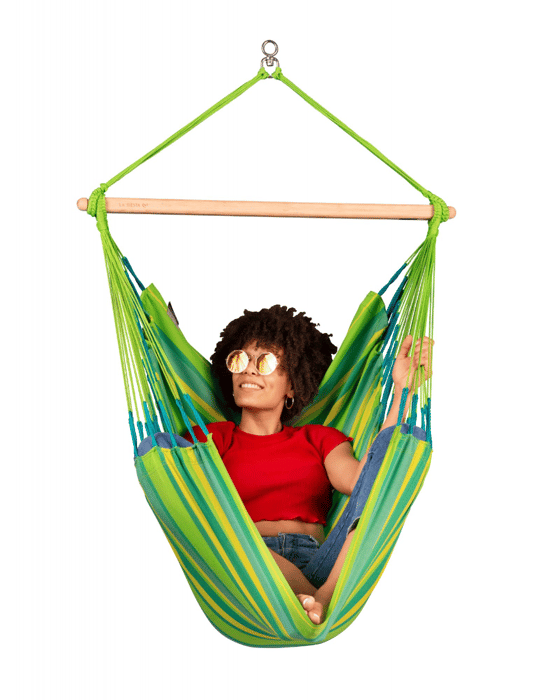 Outdoor Single Hammock Chair - Lime