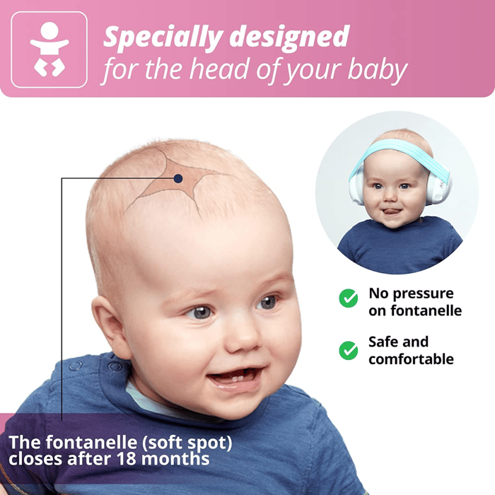 Muffy Baby Earmuffs 1-3 yrs - Pink