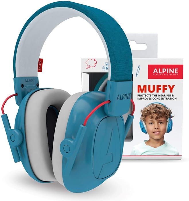 Muffy Kids Earmuffs 5-12 yrs - Blue