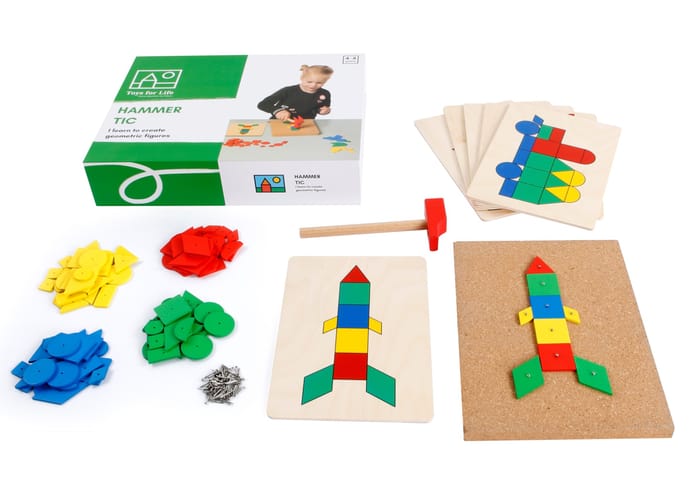 Hammer & Nails Game - Geometric Figures