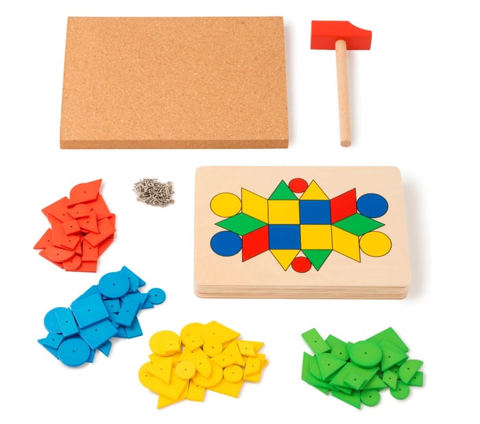 Hammer & Nails Game - Geometric Figures