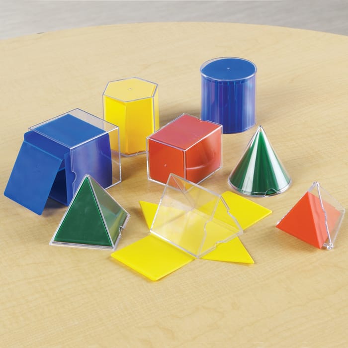 Hands-on Geometry Folding Shapes Kit, 16 pcs