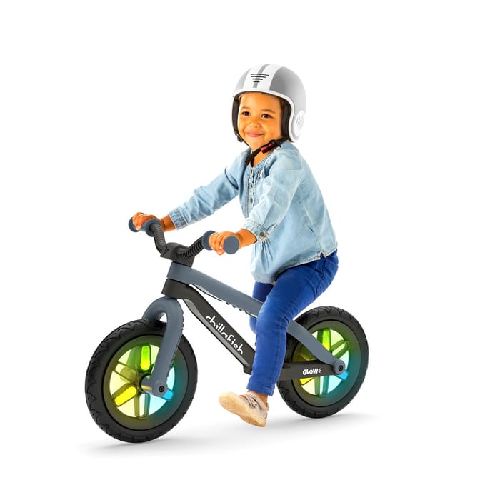 Balance Bike BMXie GLOW - Anthracite (2-5 yrs)