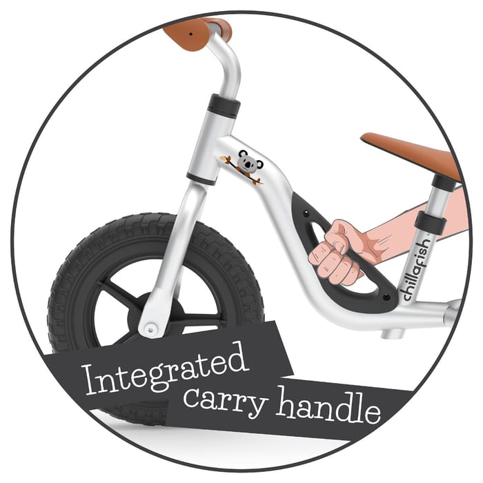 Balance Bike Charlie - Silver (18 mos - 4 yrs)