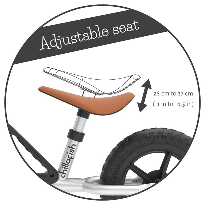 Balance Bike Charlie - Silver (18 mos - 4 yrs)