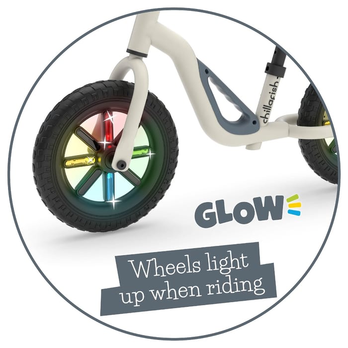 Balance Bike Charlie GLOW - Beige (18 mos - 4 yrs)