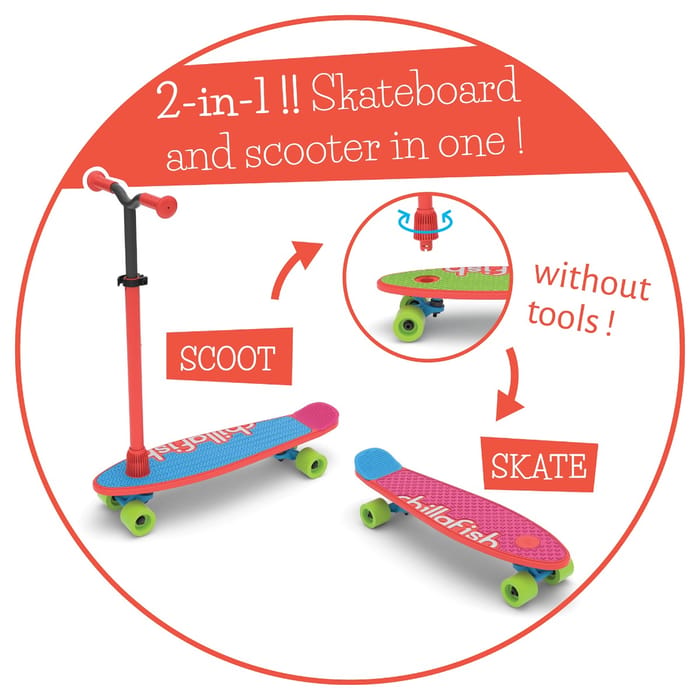 2-in-1 SkatieSkootie - Red