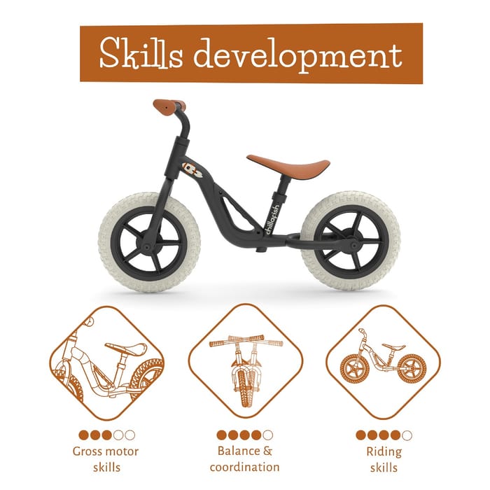 Balance Bike Charlie - Black (18 mos - 4 yrs)