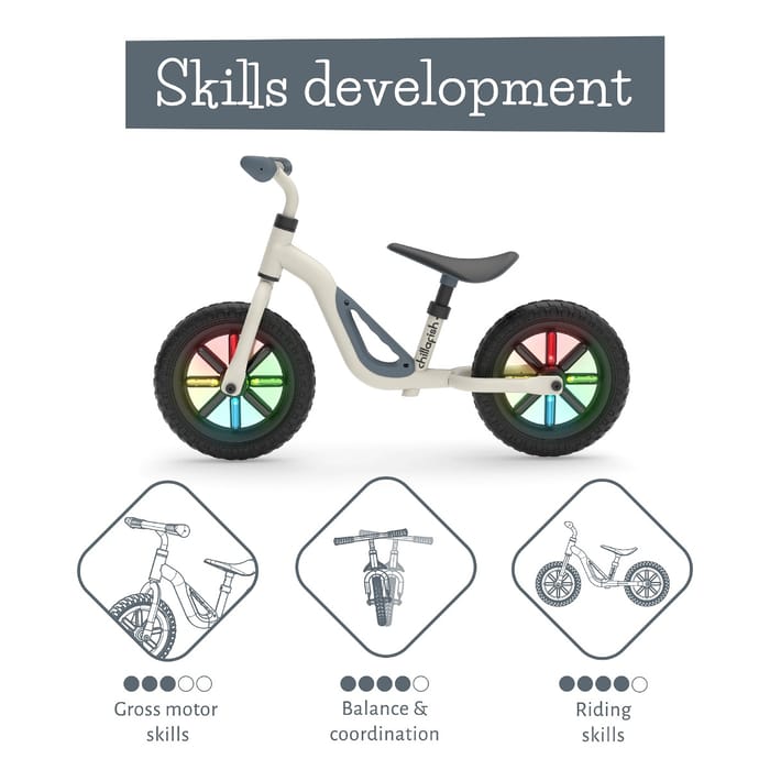 Balance Bike Charlie GLOW - Beige (18 mos - 4 yrs)