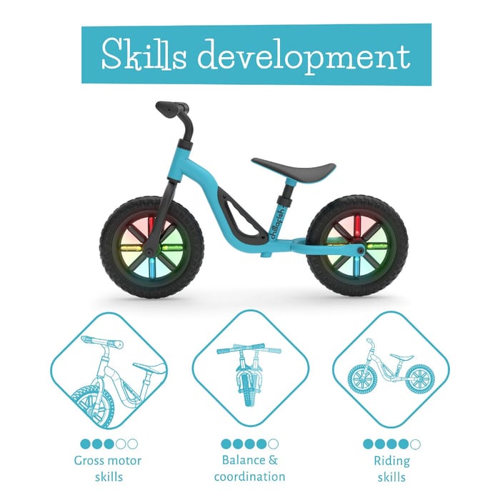 Balance Bike Charlie GLOW - Sky (18 mos - 4 yrs)