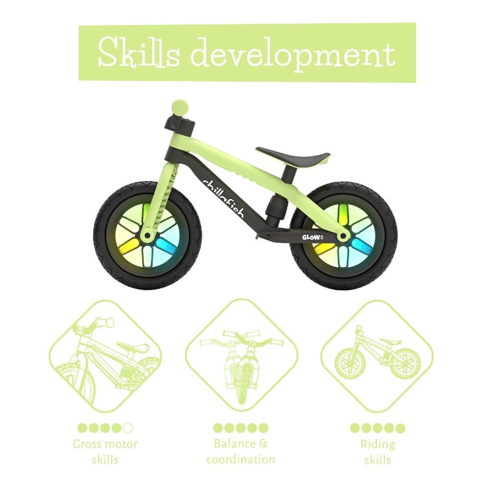 Balance Bike BMXie GLOW - Pistachio (2-5 yrs)