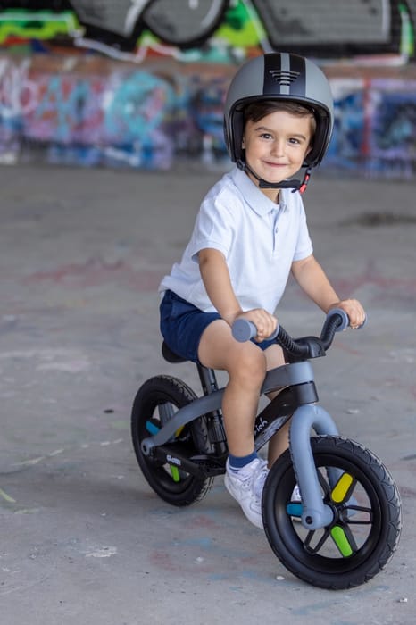 Balance Bike BMXie GLOW - Anthracite (2-5 yrs)
