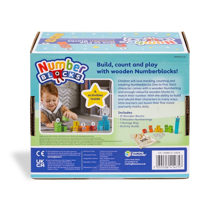 Numberblocks - One to Five Wooden Blocks