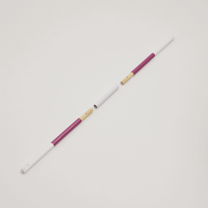 Cheval Roi Accs. - Jump Poles, White/Pink, 2 pcs