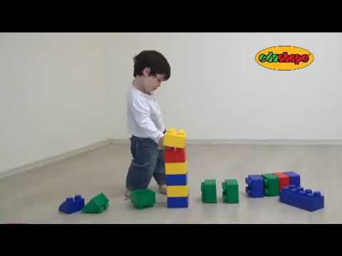 Soft Building Blocks, 100 pcs