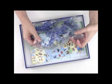 Observation Puzzle - Animals of the World, 100 pcs