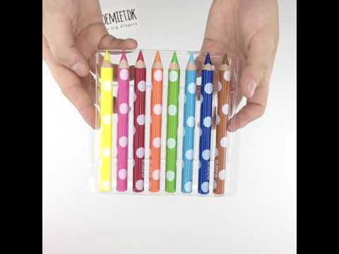 Baby Coloured Pencils (from 18 mos), 8 pcs