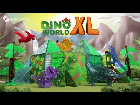 Magna-Tiles | Dino World XL, 50 pcs