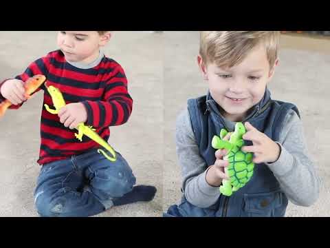 Jumbo Reptiles and Amphibians, 5 pcs