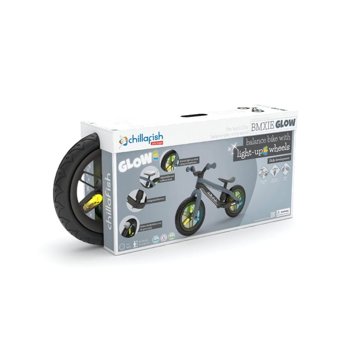 Balance Bike BMXie GLOW - Anthracite (2-5 yrs)