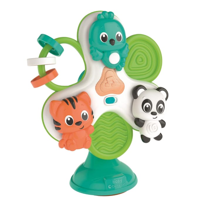 Spinning Animals Toy with Sounds and Suction Cup