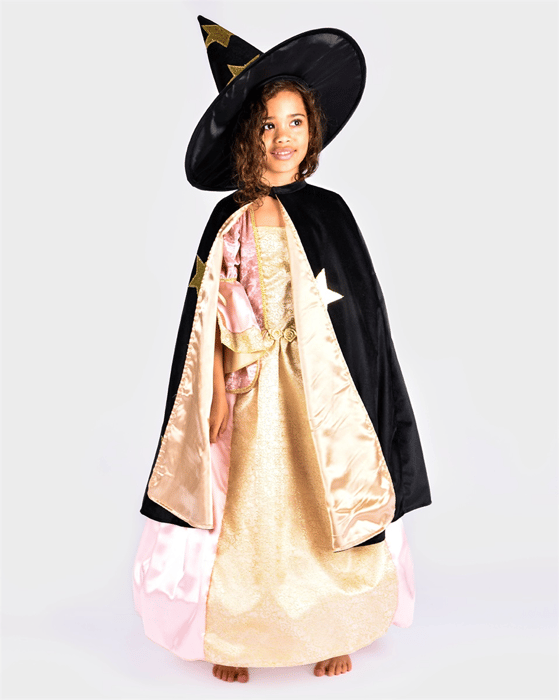 Magic Cape and Hat with Stars, size 3-8 years