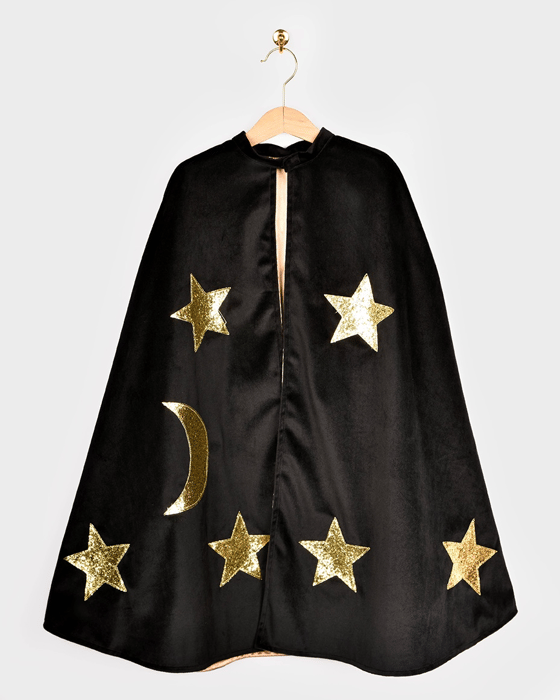 Magic Cape and Hat with Stars, size 3-8 years