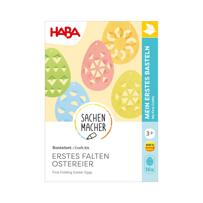 DIY Folded Paper Easter Eggs, 16 pcs