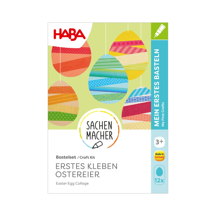 DIY Collage Easter Eggs, 12 pcs