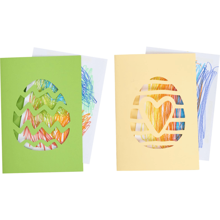 DIY Easter Cards, 12 pcs