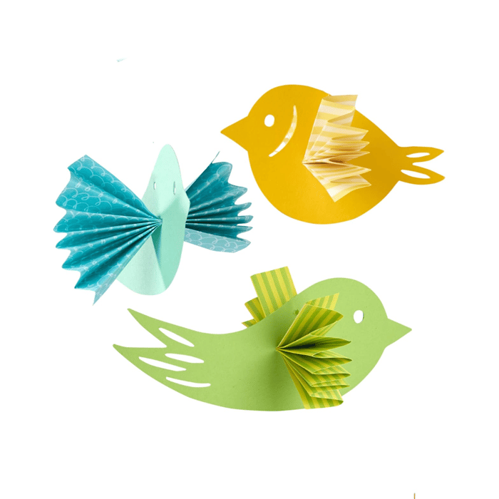 DIY Bird Ornaments, 12 pcs