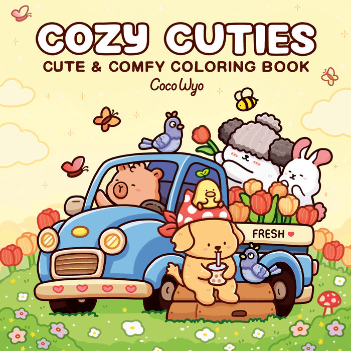Colouring Book - Cozy Cuties