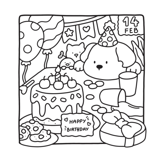 Colouring Book - Cozy Cuties