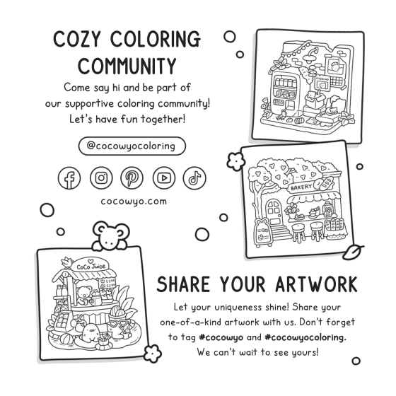 Colouring Book - Cozy Corner